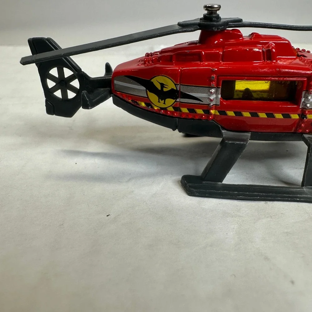 Matchbox‎ Red Rescue Helicopter Jurassic Park World Pterodactyl